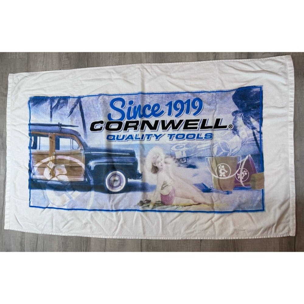 Cornwell Tools Beach Towel 34"x56" 100% Cotton